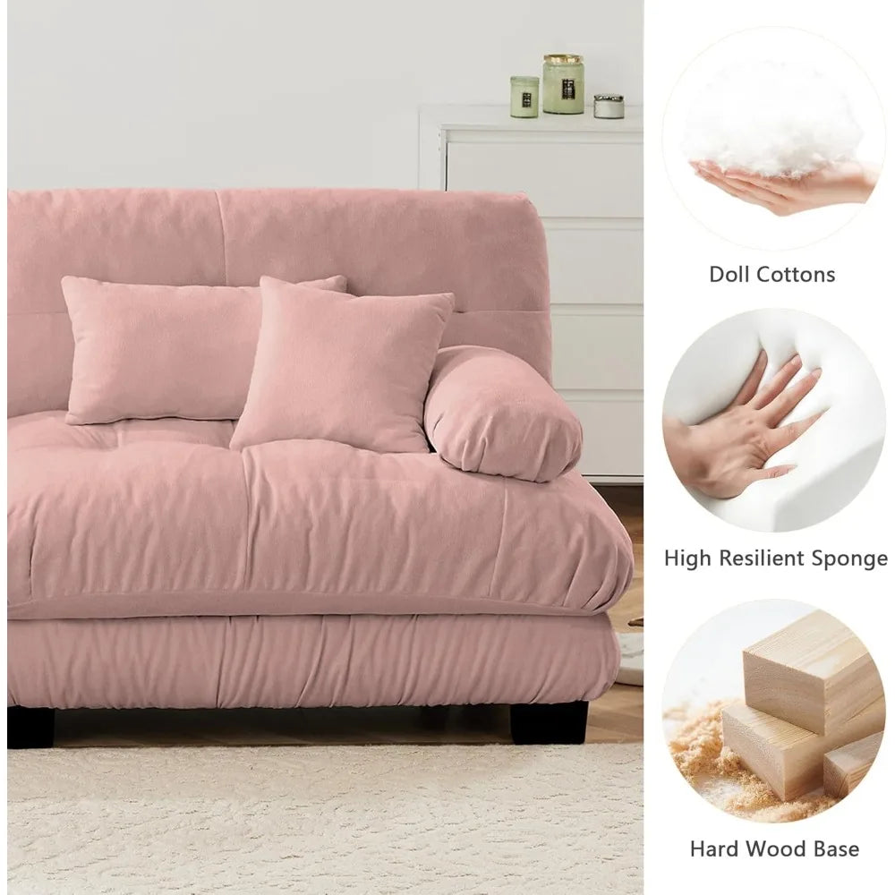94.4 Inch Comfy Chenille Cloud Oversized Modular Sectional Sofa, Couches for Living Room