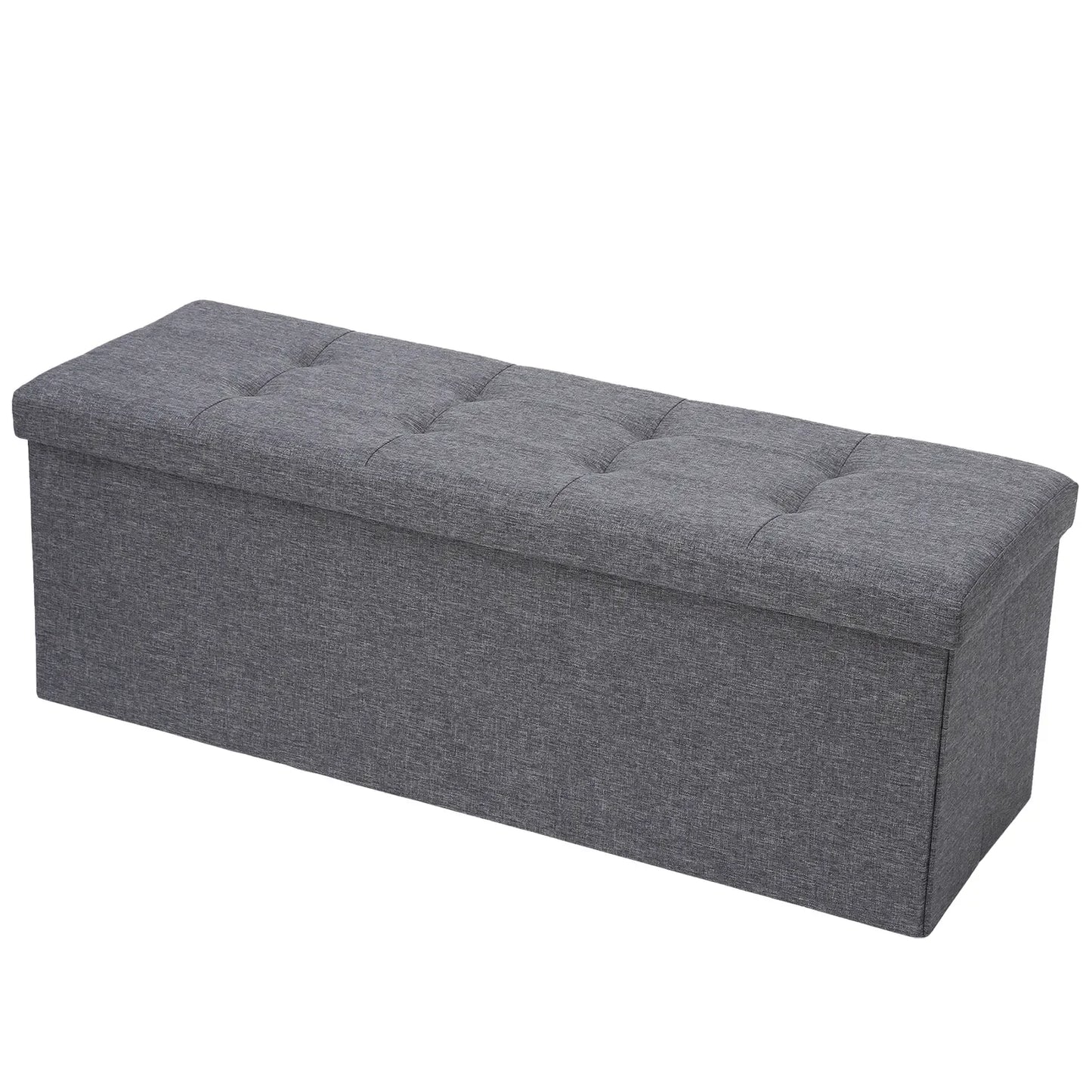Storage Ottoman Bench, Foot Rest Stool for Bedroom, Entryway, Living Room