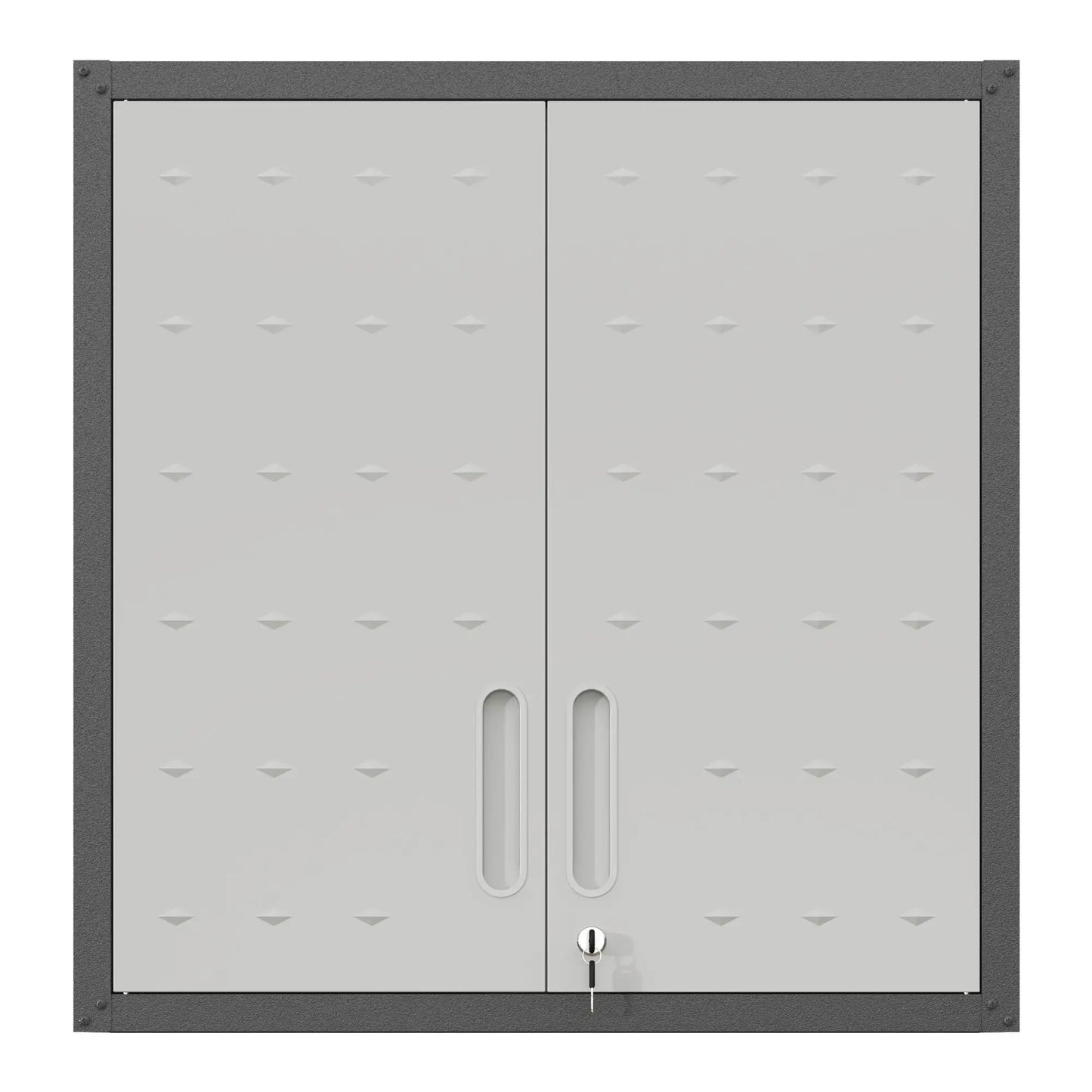 Metal Wall-Mounted Storage Cabinet with Locking Door