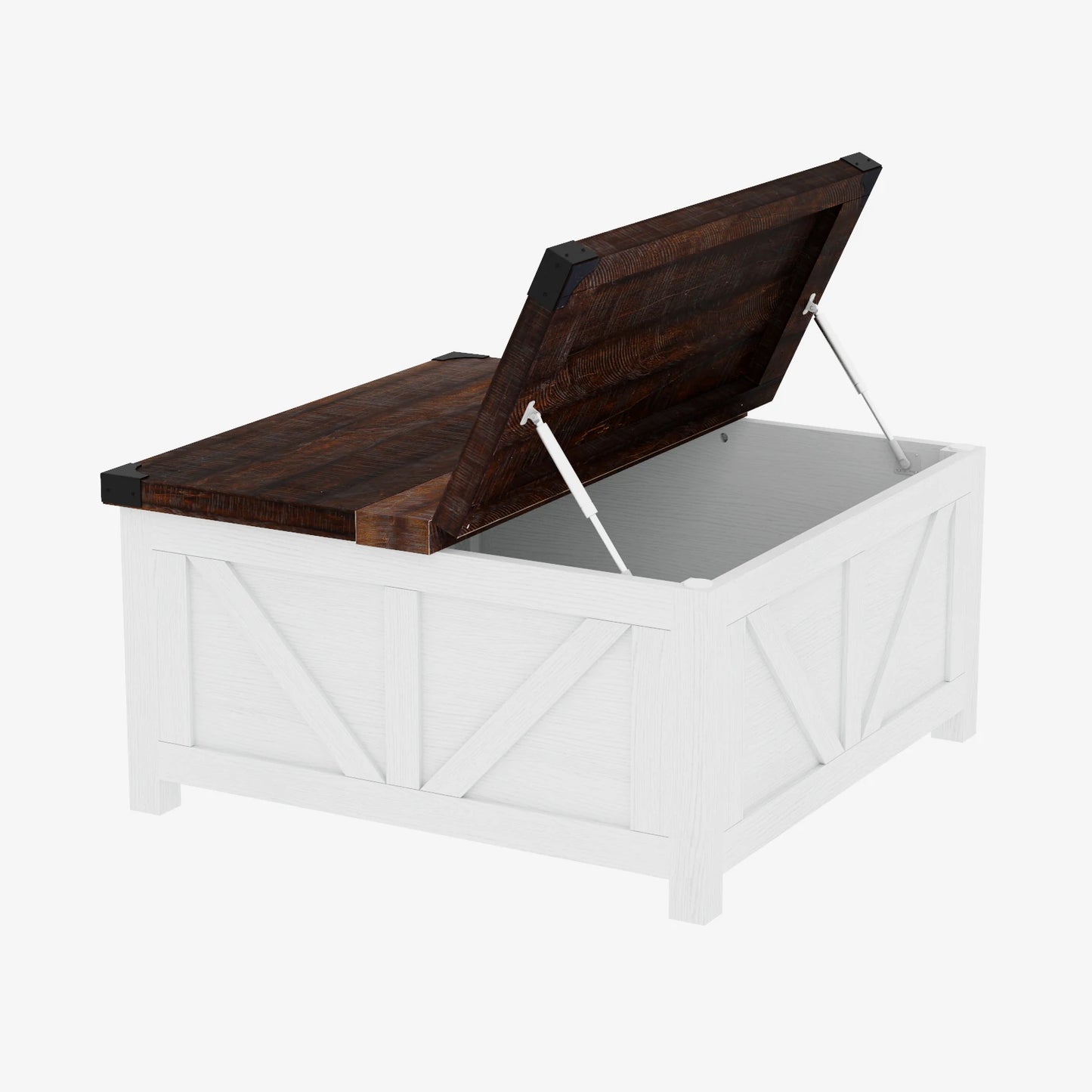 35.6"/40'' Lift Top Farmhouse Coffee Table with Large Hidden Storage