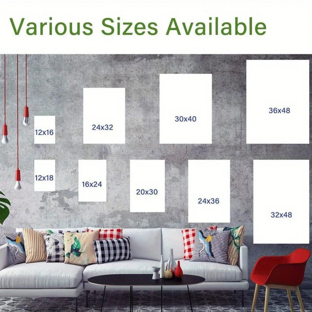 1.5 inch thick pine frame rustic farmhouse canvas wall art, elegant white floral and hummingbird design, interior decor