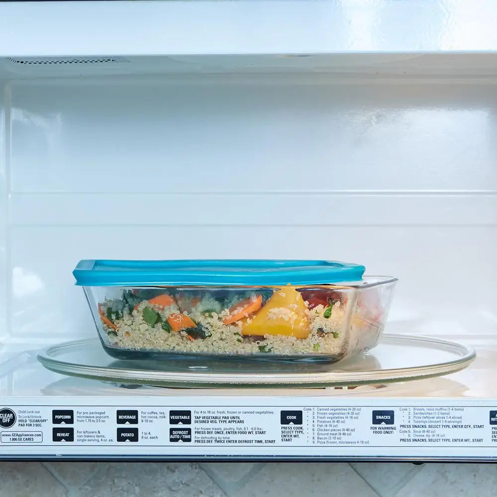 Clear Glass Food Storage Set 20-Piece Bake and Store Kit Leak-Free BPA-Free Kitchen Containers Microwave Safe Dishwasher Safe