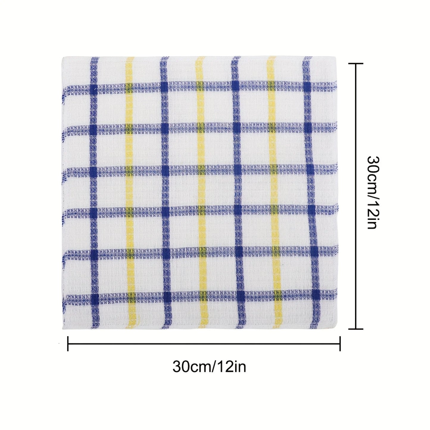 12pcs Kitchen Dish Cloths, Soft Absorbent Dishwashing Towel