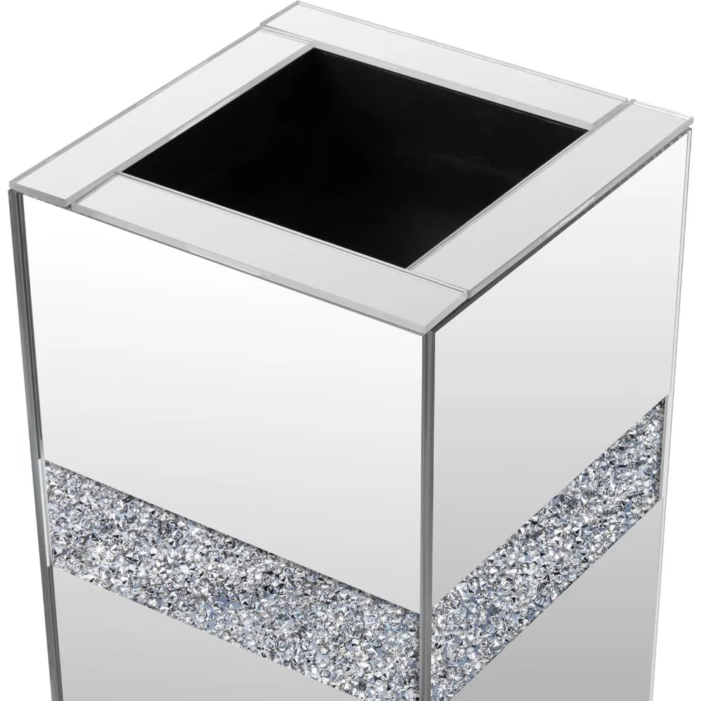 28" Large Crushed Diamond Floor Vase