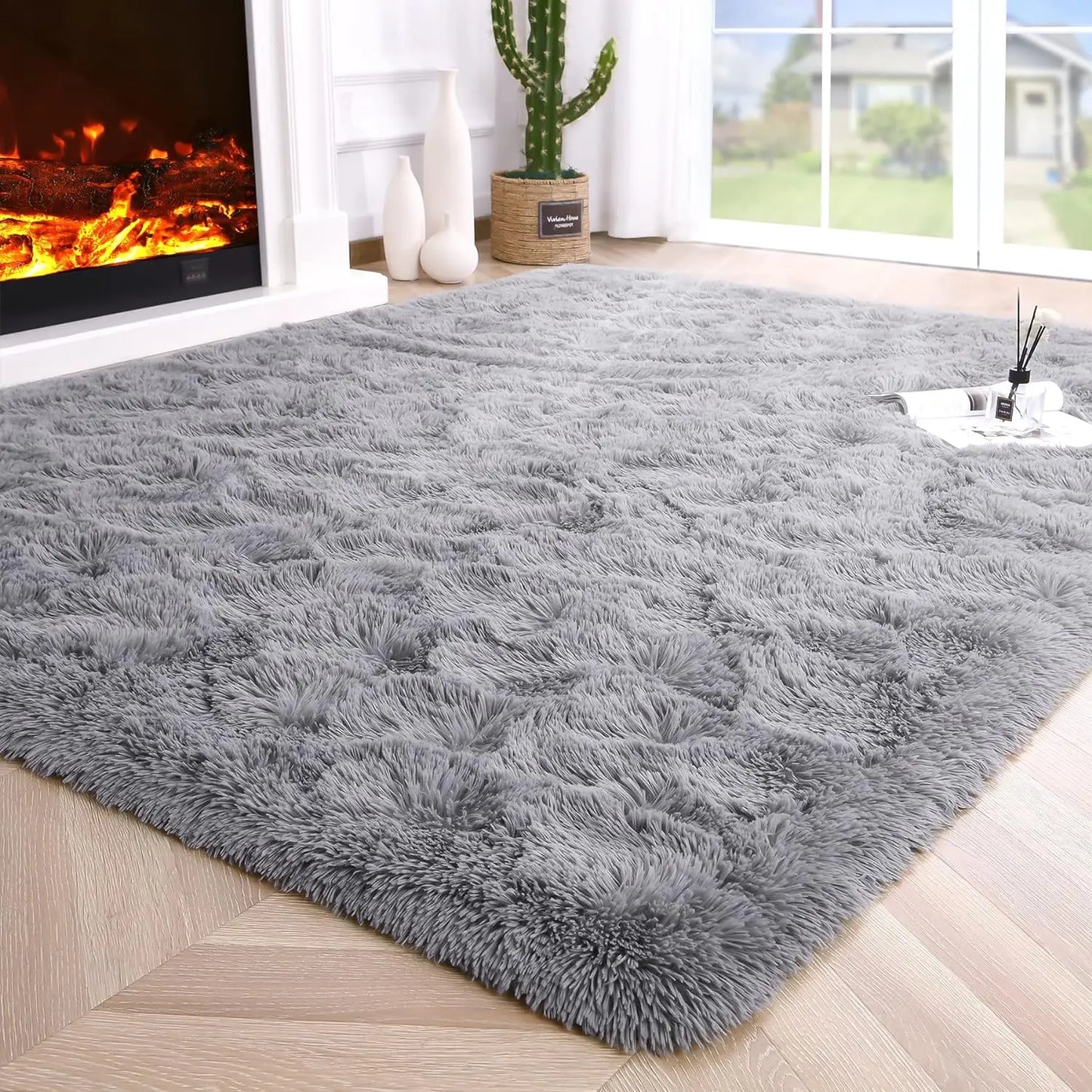 Fluffy Fuzzy Area Rugs