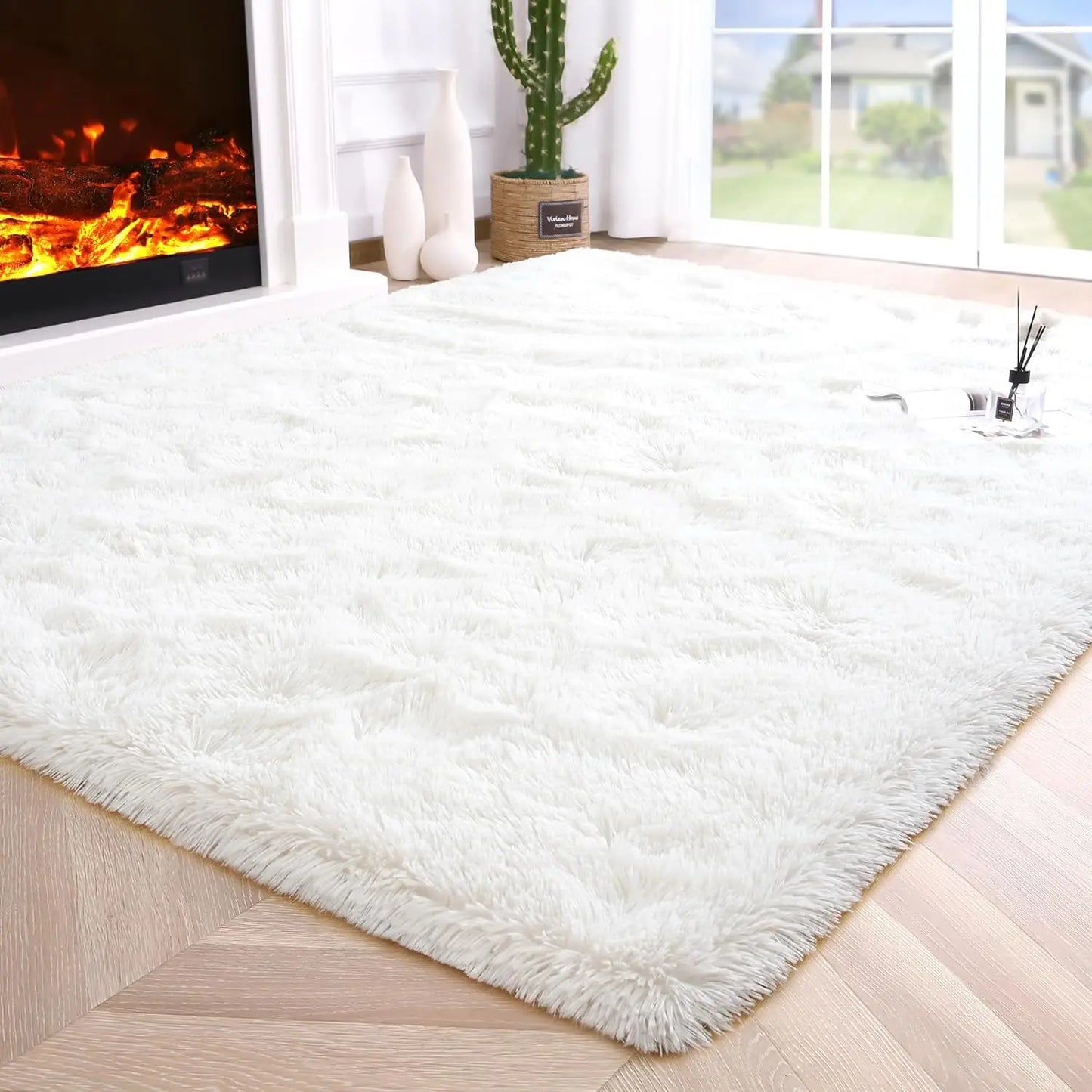 Fluffy Fuzzy Area Rugs