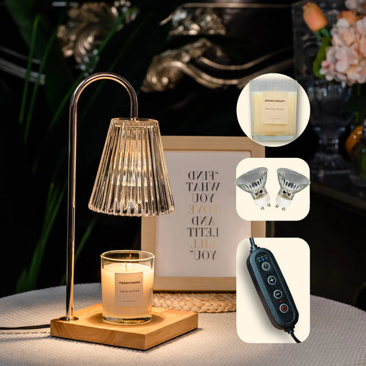 Candle Lamp Warmer With Timer Dimmer, House Warming Gifts New Home Decor Aesthetic, Gifts For Women For Hous