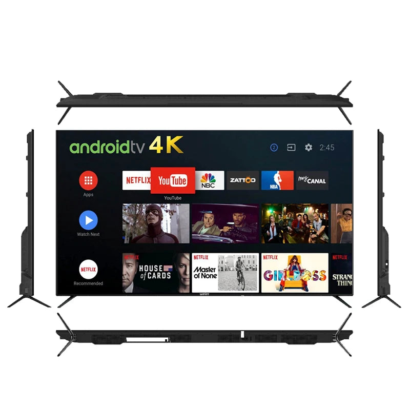 Best Smart TV HD HUD 1080P 4K TV, 32, 40, 43, 50, and 55Inches Netflix 60Hz ROM/8GB RAM HDMI LCD LED television tv Factory