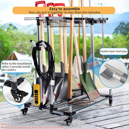 Mobile Garden Tool Organizer