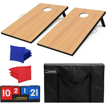 Tailgate/Regulation Size Cornhole Boards with 8 Bean Bags