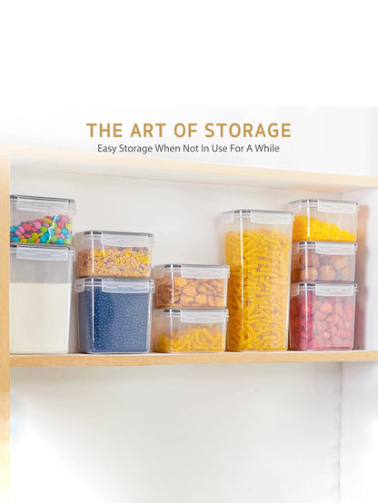 3pcs kitchen gadgets,Food storage containers with LIDS, kitchen pantry organization and storage, dry food