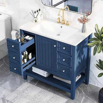 36" Bathroom Vanity with Sink Combo