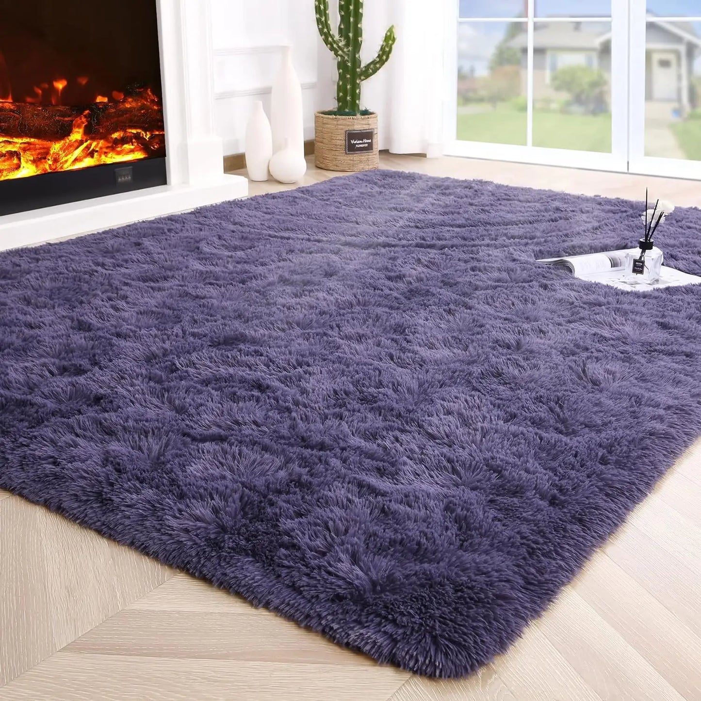 Fluffy Fuzzy Area Rugs