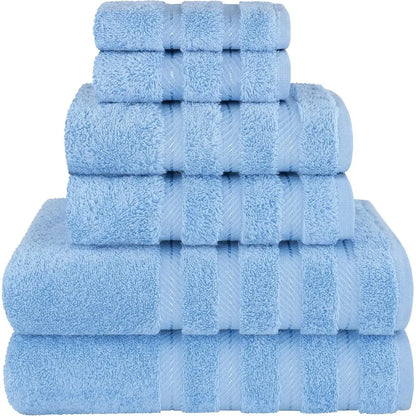 100% Cotton Luxury 6 Piece Towel Set