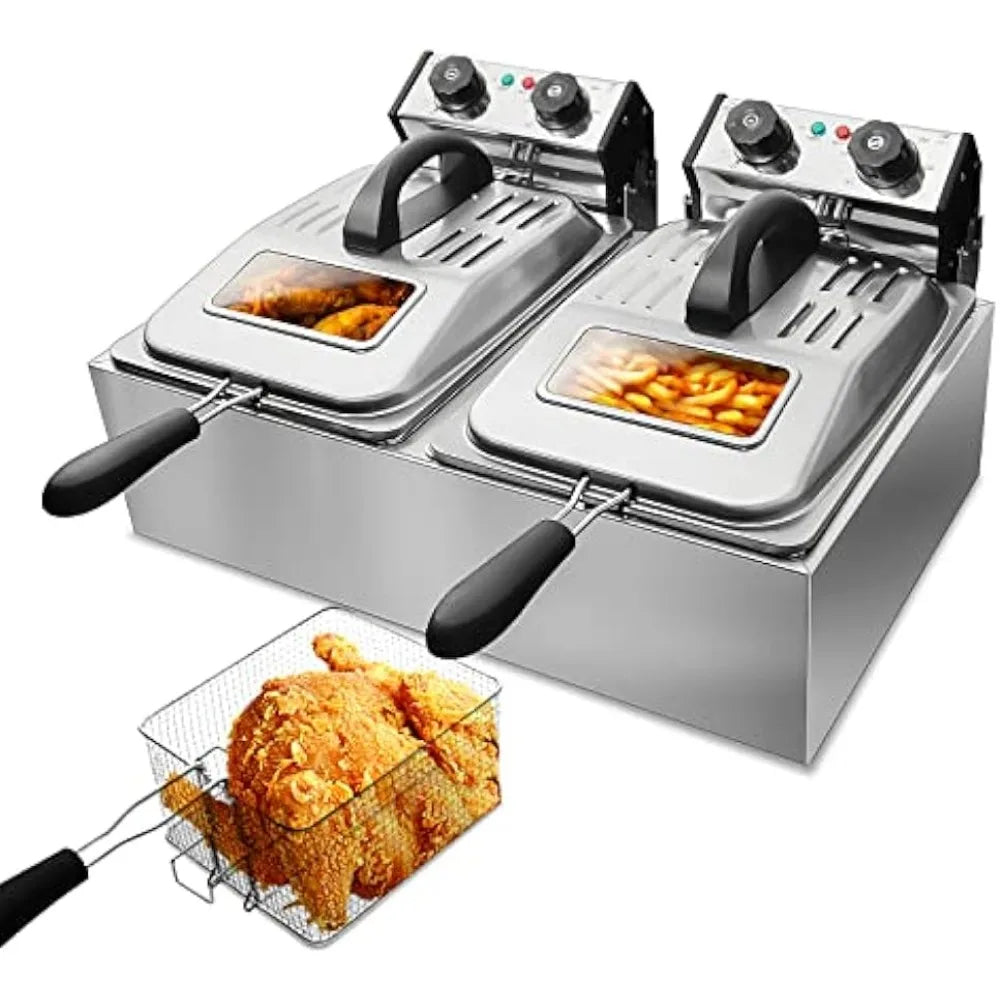 Dual Tank Electric Deep Fryer