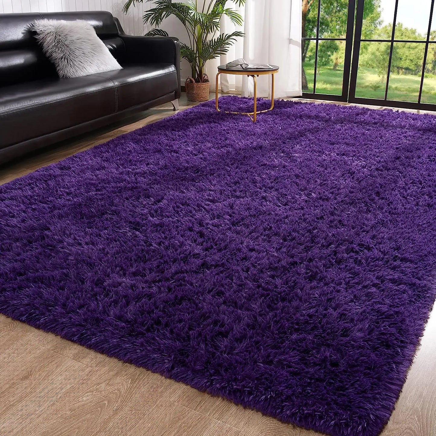 Fluffy Fuzzy Area Rugs