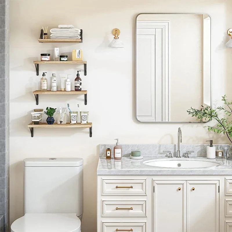 Wooden Wall Floating Shelves