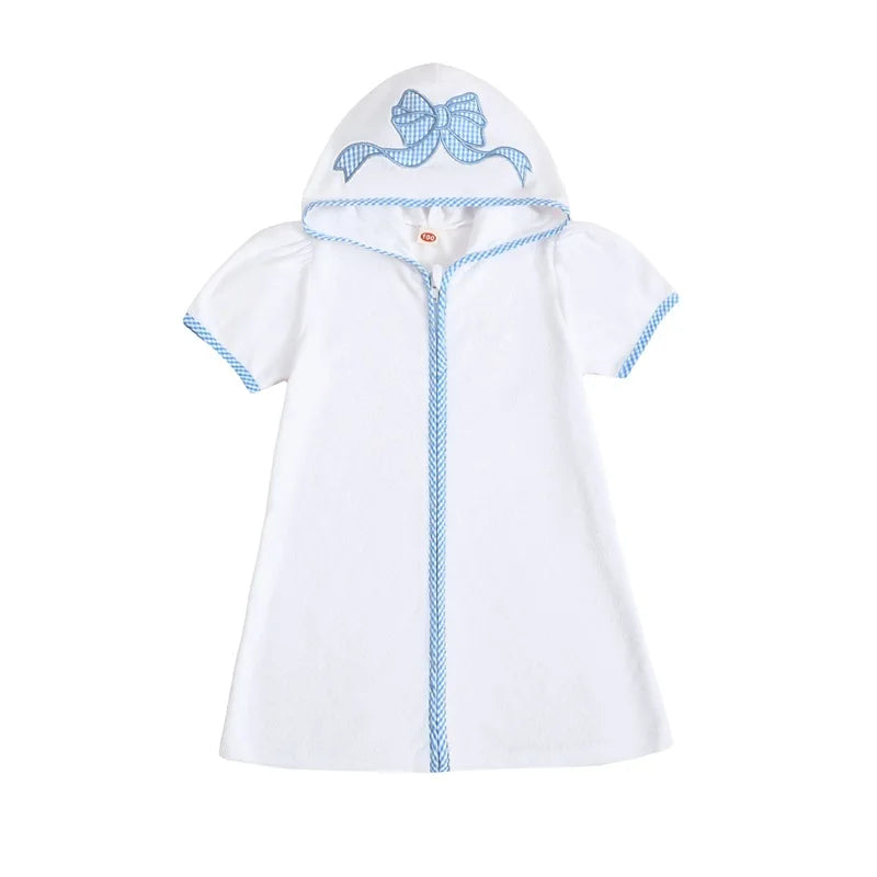 Children's Robe with Cute Animal Embroidery Robe