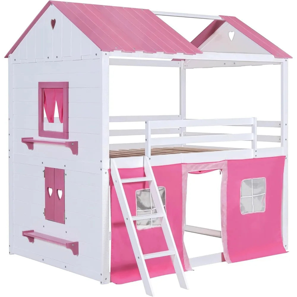 Kids Bunk Bed with Tent