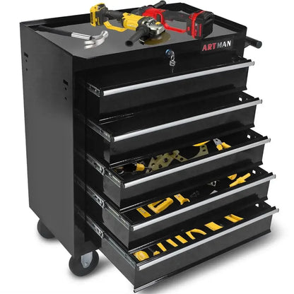 5-Drawer Steel Rolling Tool Box