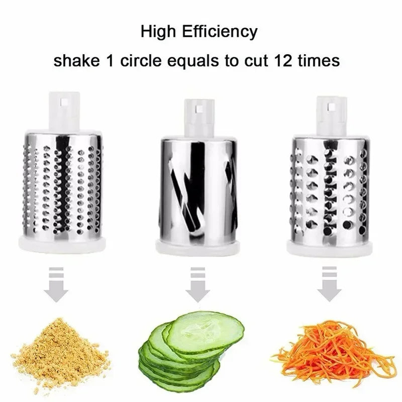 Manual Rotary Vegetable Grater Chopper