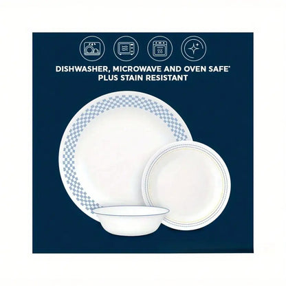 2-Pc Dinnerware Set, Serves 4, suitable for friends gathering, birthday party, family dinner, suitable for housewarming gift