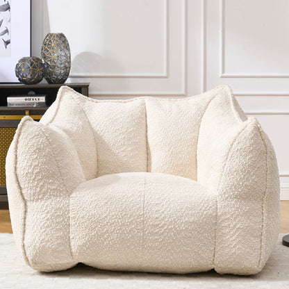 47" Bean Bag Chairs Large Bean Bag Couch for Adults Stuffed Sofa Chair