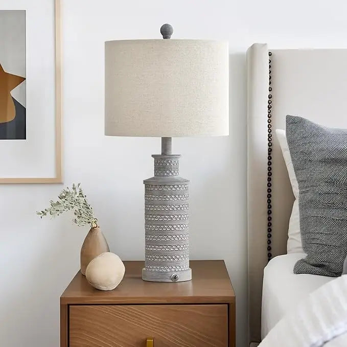 24'' Farmhouse Table Lamp Set of 2