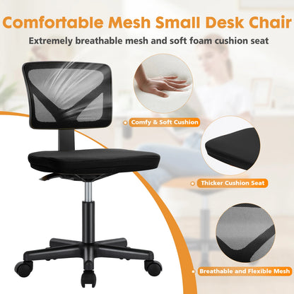 Armless Mesh Office Chair