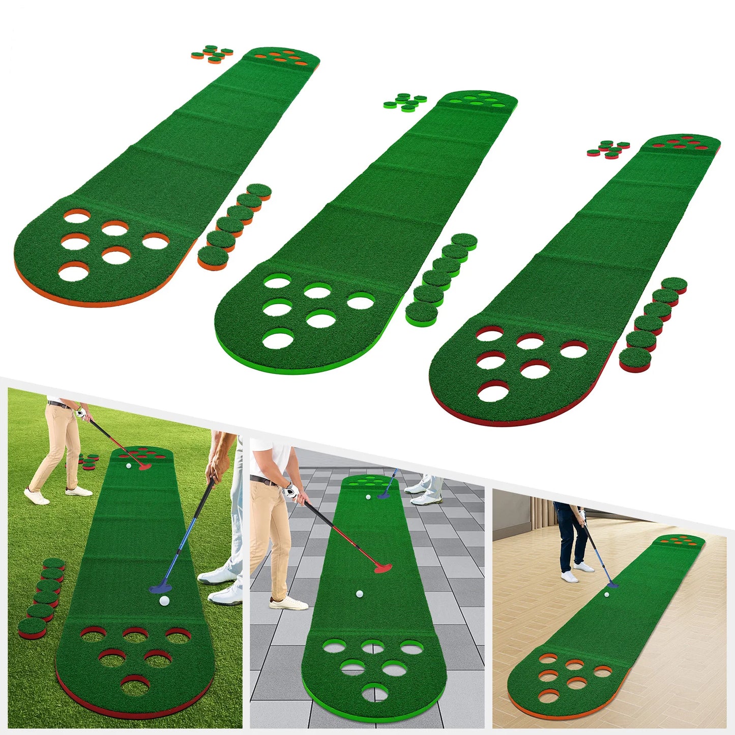 Mini Golf Course Putter with Hole Training