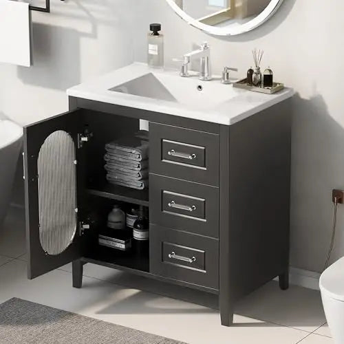 36" Bathroom Vanity with Sink Combo