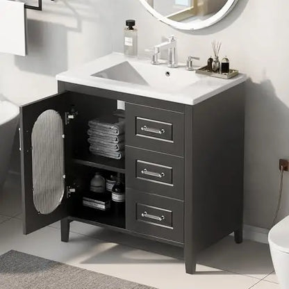 36" Bathroom Vanity with Sink Combo