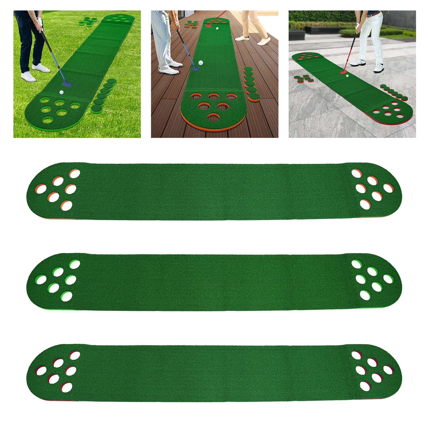 Mini Golf Course Putter with Hole Training