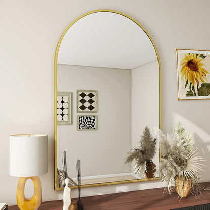 26 inch x 38 inch Arch Bathroom Mirror
