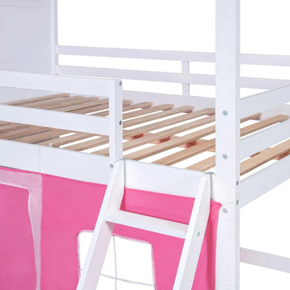 Kids Bunk Bed with Tent