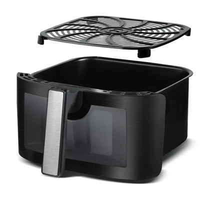 8QT Air Fryer with 12 Presets Extra-Large Capacity Window & Light FryForce 360 Technology Preheat