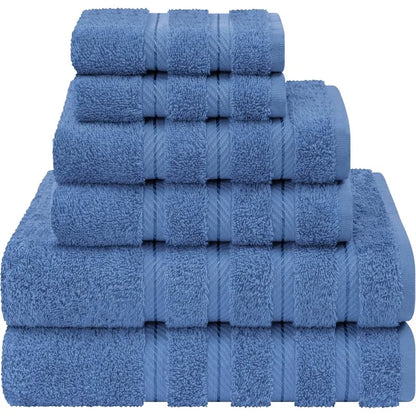 100% Cotton Luxury 6 Piece Towel Set