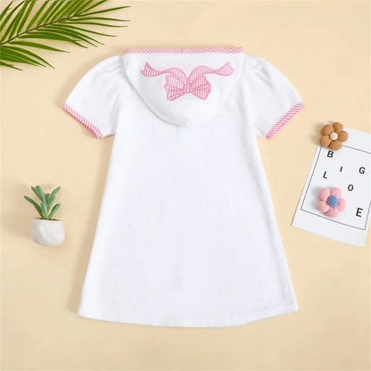 Children's Robe with Cute Animal Embroidery Robe