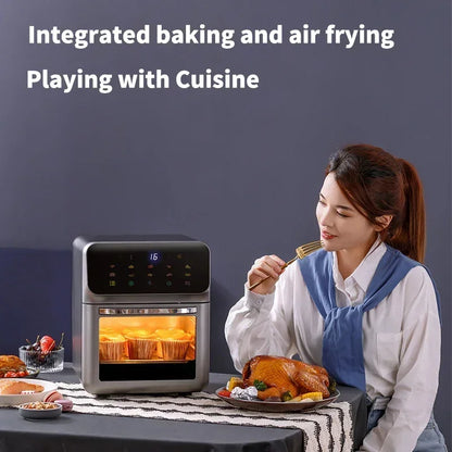 Electric Air Fryer Large Capacity Convection Oven, Deep Fryer