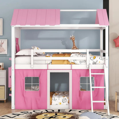 Kids Bunk Bed with Tent