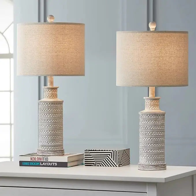 24'' Farmhouse Table Lamp Set of 2