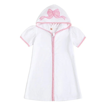 Children's Robe with Cute Animal Embroidery Robe