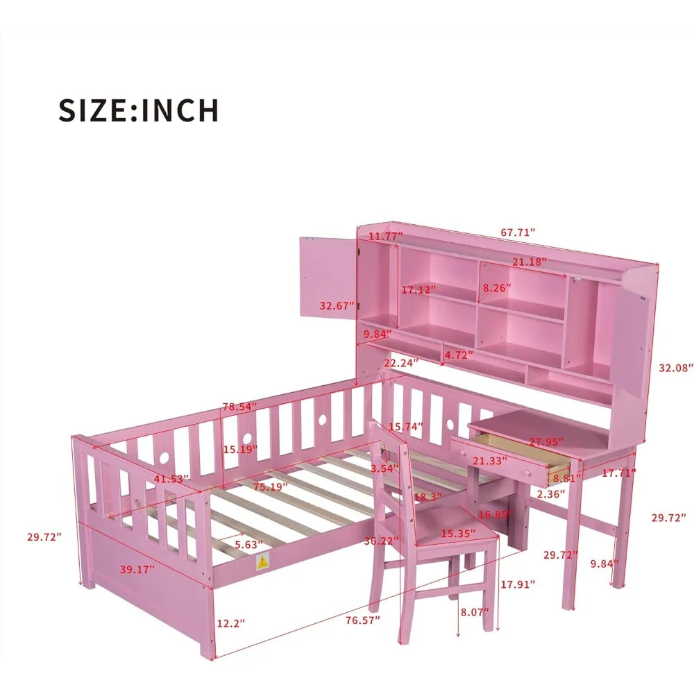 Kids  Storage Bed Frame