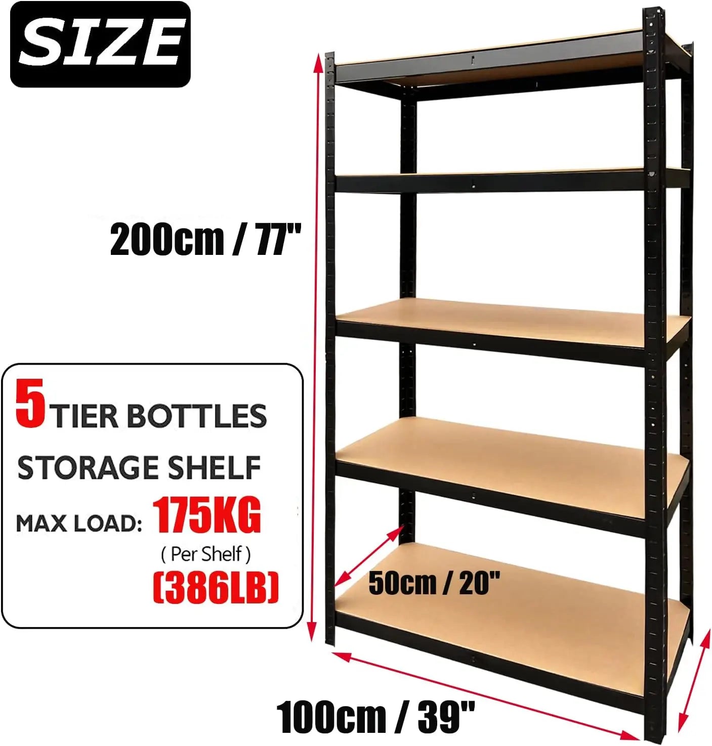 Metal Shelves Storage Boltless Rack