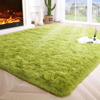 Fluffy Fuzzy Area Rugs