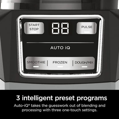 Compact Kitchen System, 1200W, 3 Functions for Smoothies, Dough & Frozen Drinks
