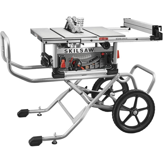 10 Inch Heavy Duty Worm Drive Table Saw with Stand