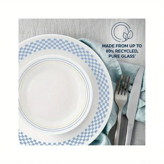 2-Pc Dinnerware Set, Serves 4, suitable for friends gathering, birthday party, family dinner, suitable for housewarming gift