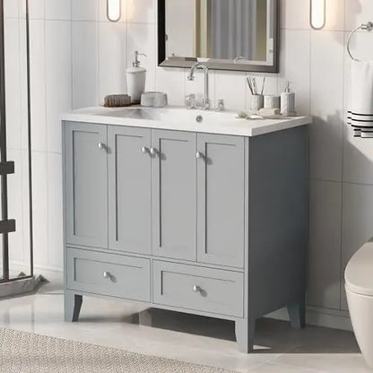 36" Bathroom Vanity with Sink Combo