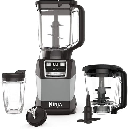 Compact Kitchen System, 1200W, 3 Functions for Smoothies, Dough & Frozen Drinks